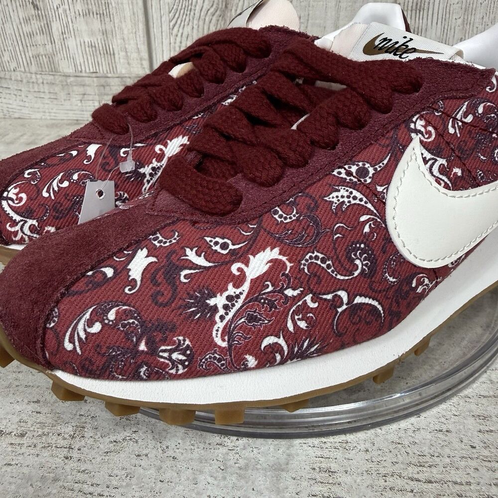Nike LD-1000 Shoes Womens Size 6.5 Bandana Team Red Paisley Waffle IH4479-677 - Picture 2 of 9